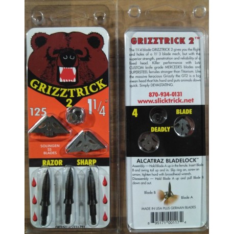 Punta Slick Trick Grizztrick II Pack de 3